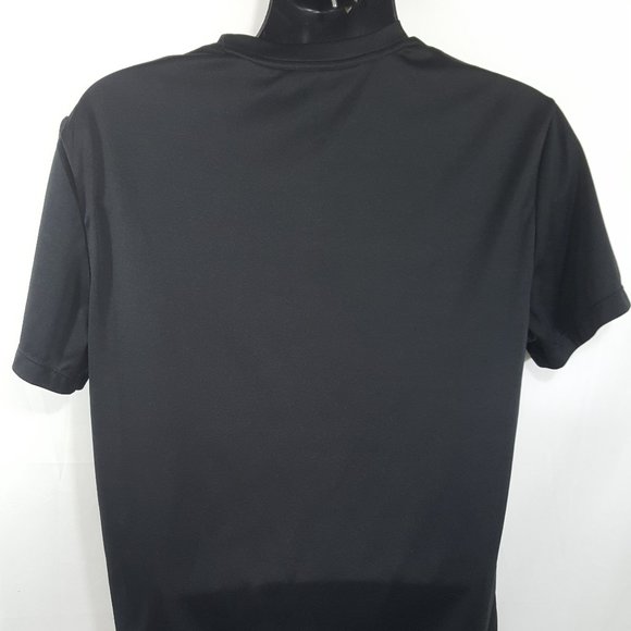 Men's Black Manchester United Raglan Travel T-Shirt - Picture 4 of 5